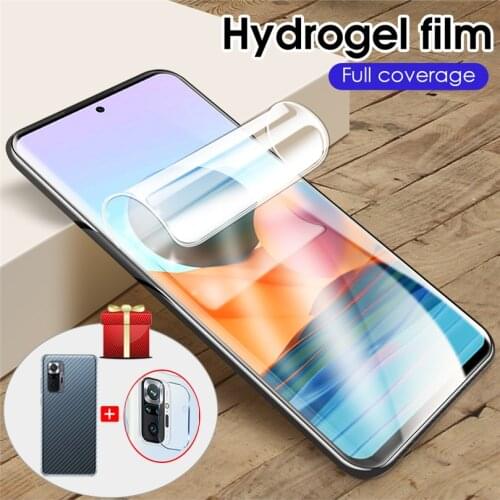 Full Cover Screen Protector for Redmi Note 10 Note10 Back Film Game Soft Glass on Xiaomi Redmi Note 10 Pro 10Pro Hydrogel Film