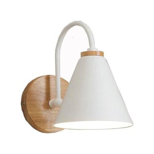 Modern minimalist macaron wall lamp for bedroom bedside nordic living room interior corridor study aisle wall lamp