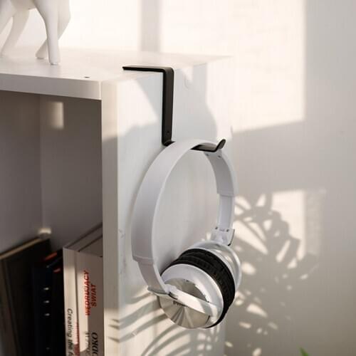 Rack Headphones Hook Headsets Stand Hanger Wall Mount Monitor Desk Earphone Wall Mounted Hook Display