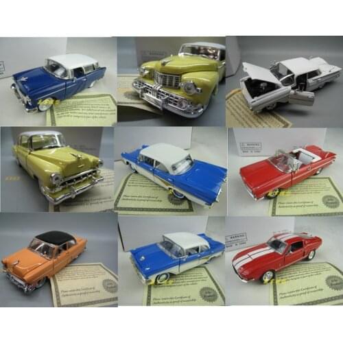 1:32 vintage Shelby Bel Air Nomad Impala Galaxie 500 Car model WHITE VAN Car Model Metal Die-Cast Toy Alloy Vehicle Collection