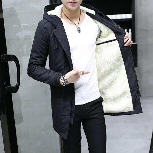 WICCON Men's Long Parkas