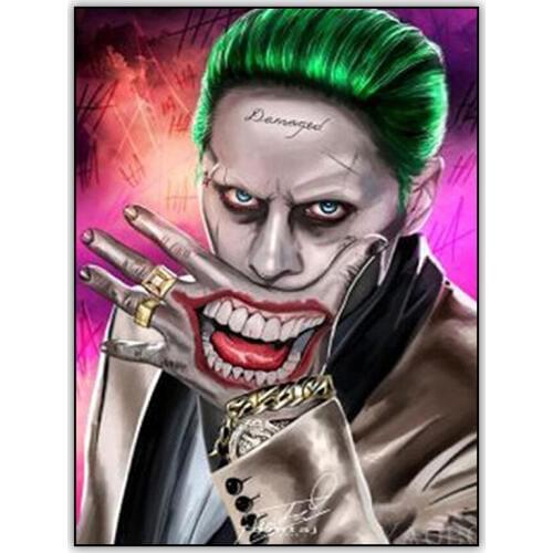 Joker Diamond Painting Foto Art 5d Full Drill Square /round Diamond Paiting Embroidery Accessories Kit Crystal Mosaic Picture