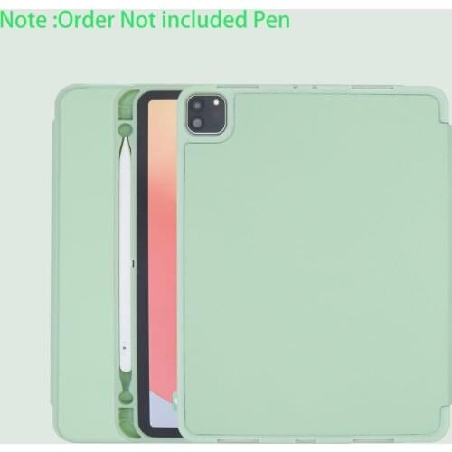 With Pencil Holder Case For iPad Pro 11 Case Fad 3rd Generation M1 PU Leather case For iPad 11 2nd Cover For Pro 11 1st Case