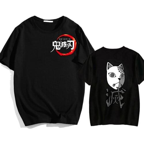 Anime Clothes Men T Shirt Demon Slayer T Shirt Men Women Funny Anime Kimetsu No Yaiba Tee Shirt Hip Hop Tops Tees