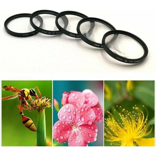 37MM 40.5MM 43MM 46mm 4 49mm 52mm 55mm 58mm 62mm 67mm 72mm 77mm 82mm +1 +2 +4 +8+10 Macro Close Up Lens Filter Kit For cameras