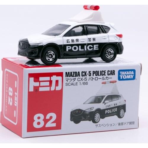 Takara Tomy Tomica No. 082 Mazda Cx-5 PoliceCar Scale 1/66 Diecast Mini Toy Model for Boys #82