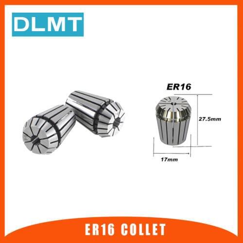 1pcs ER16 1-10MM 1/4 6.35 1/8 3.175 1.5 2.5 3 4 5 6 7 8 9 10mm Spring Collet Set For CNC Engraving Machine Lathe Mill Tool