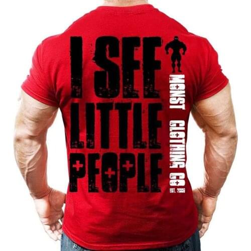 New Clothing Fashion T Shirt Men Cotton Breathable Mens Short Sleeve Fitness t-shirt Gyms Tee Tight Casual Summer Top