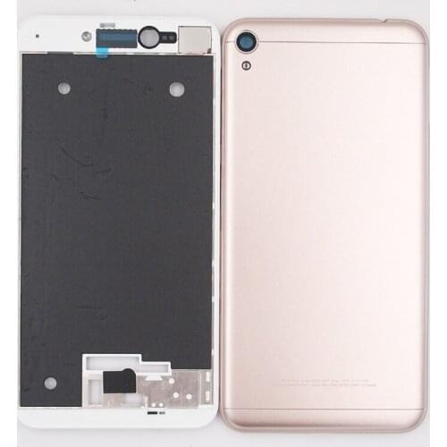 BaanSam New LCD Holder Front Frame Battery Back Cover For ASUS Zenfone Live ZB501KL Housing Case With Power Volume Buttons