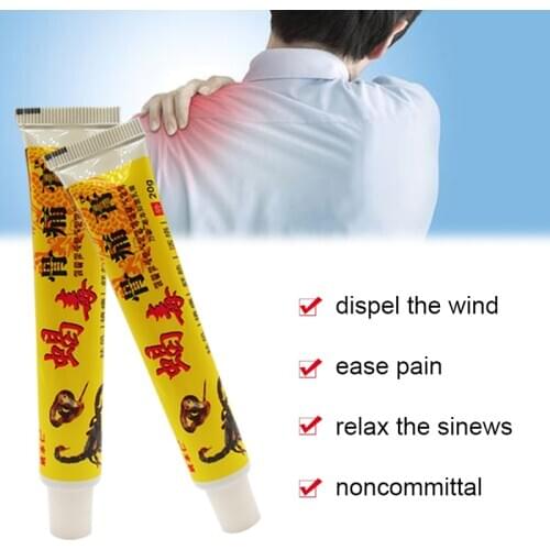 Scorpion Venom Analgesic Cream Rheumatism Arthritis Ointment,Muscle Sprain Knee Waist Pain,Back Shoulder Orthopaedic special 25g