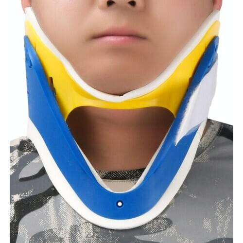 Orthopedic Splint Neck Brace Traction Collar Support Cervical Posture Corrector Pain Relief Strap Wrap 4 In 1 Plastic Neck Belt