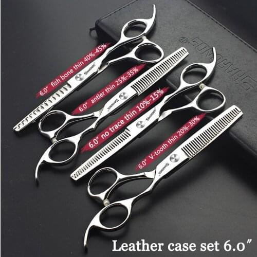 Hairdressing Scissors Hairdressing Scissors Flat Cut Thinning Teeth Scissors Bangs Hair Cut Artifact Female Hair Cut Home Set