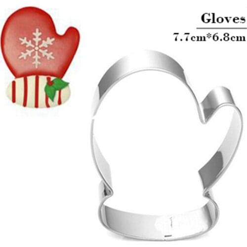 Christmas Cookie Cutter Fruit Vegetable Biscuit Cutters Tools Baking Knife Cake Mold Stainless Steel New Year Party Gifts Stamp