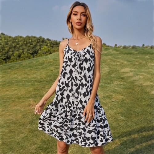 Летние платья с принтом San.ladies China At AliExpress