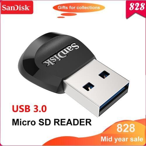 SanDisk Micro SD cards Reader Mobilemate USB 3.0 Reader Speed up to 170MB/s for UHS-I Micro SDHC Micro SDXC and TF memory cards
