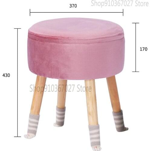 Nordic Dressing Stool Makeup Chair Modern Minimalist Bedroom Storage Stool Creative Low Stool Storage Shoe Stool
