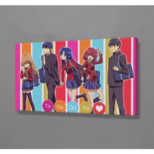Toradora! anime Poster Wall Art Decoration prints Canvas for Dorm living room Home kids bedroom decor Painting