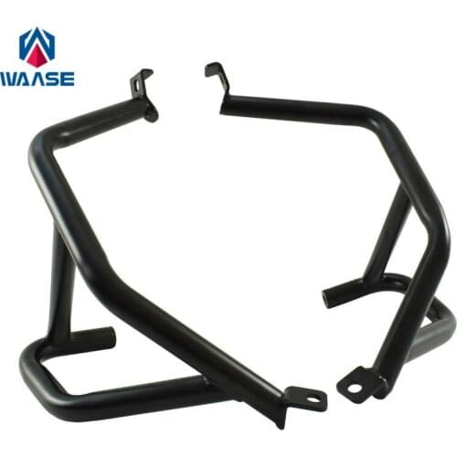 Waase Motorcycle Engine Bumper Guard Frash Stunt Cage Crash Bar Frame Guard Protector For Kawasaki Ninja 250 400 2018 2019 2020