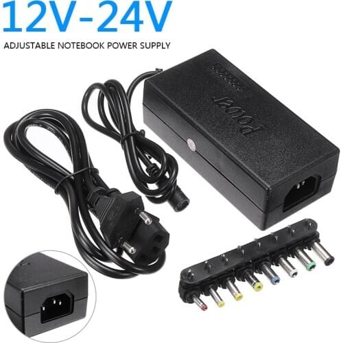 High Quality 96W Notebook Power Supply Charger Adjustable 12V-24V Universal AC Power Adapters With 8 Plug For PC Laptop