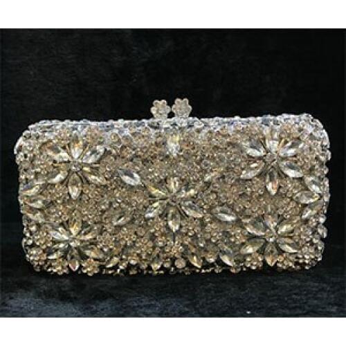 Women Day Clutch Rhinestone Party Chain Hand Bag Ladies Crystal Evening Bags Dressed Long Purse pink Gold Silver Glitter bags