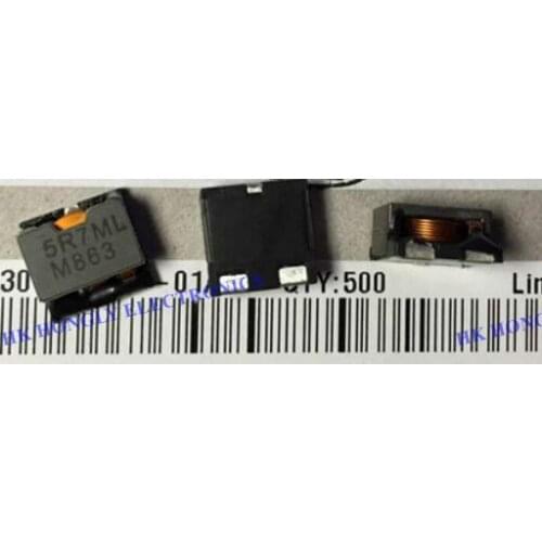 20PCS 5R7ML 5.7UH 7.4A 10X10X5.6 SMD Inductor
