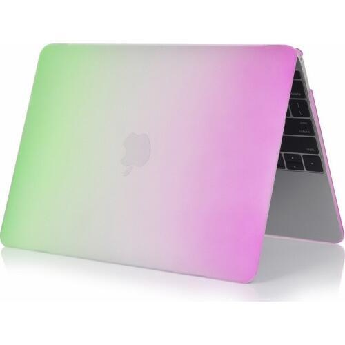 2015 Rainbow Laptop PC Plastic Shell Full Protective Case For Macbook 12 inch Cover Hot Sale Free Shippipng