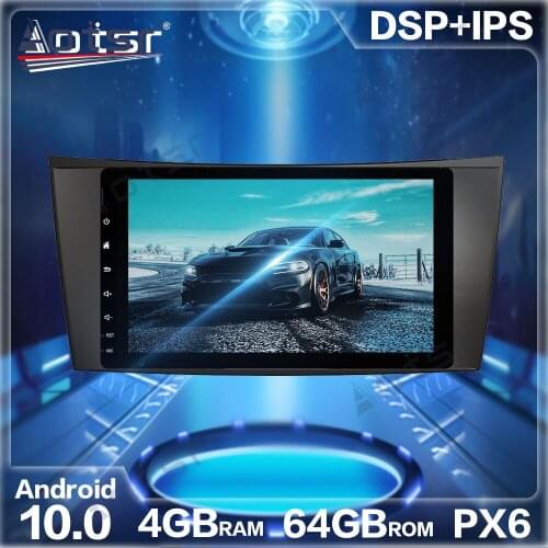 Android 10.0 4+64G Car Radio GPS Navigation Sat For Benz W211/ W219/W463 2002-2009 Car Auto Stereo Video Multimedia DVD Player