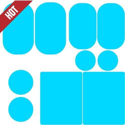 2/4/8pcs Car Side Rearview Mirror Waterproof Anti-Fog Film Side Window Glass Film Can Protect Your Vision Driving On Rainy Days