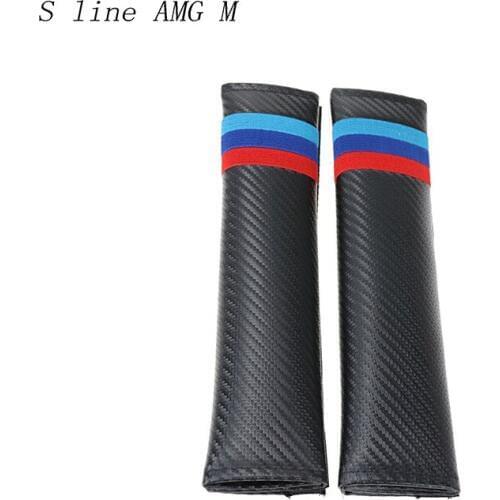 Car Styling For BMW F10 E90 F20 F30 E60 GT F07 X1 X3 f25 X4 f26 X5 X6 E70 Auto Padding Seat Belt decoration Sticker Accessories