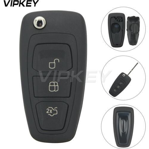 Remotekey smart key shell for Ford C-Max Focus Grand C-Max Mondeo 5WK49986 Folding key case 3 button HU101 blade 2009-2014