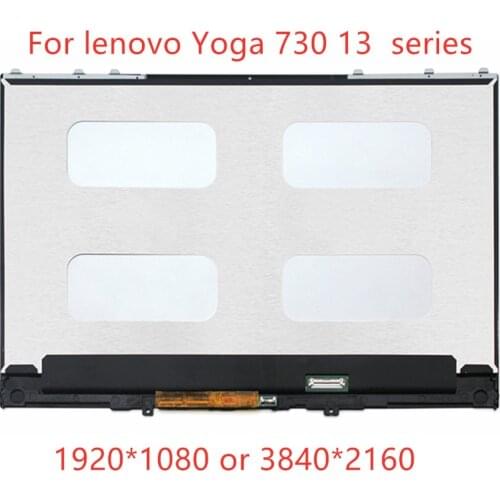 For Lenovo YOGA 730-13 LCD touch digitizer assembly YOGA 730-13IKB 81CT 730-13IWL 81JR with frame 5D10Q89746 FRU 32955790997