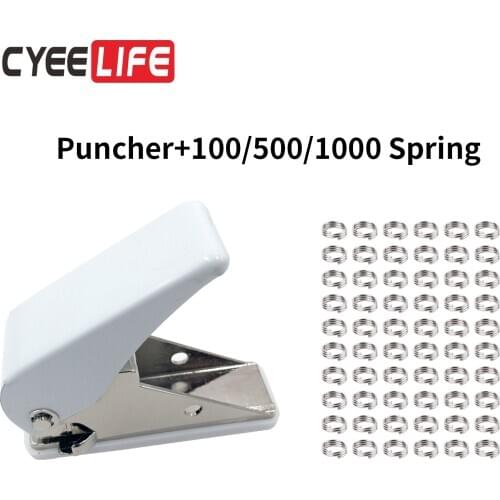 CyeeLife Dart Flights Puncher/PET Flights Punch+Metal Spring O Rings,Dart Accessories kit Dart tool