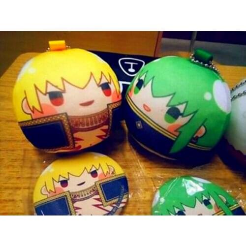 FGO Fate/Grand Order Gilgamesh Cute Keychain Bag Strap Plush Doll Pre-order wallet phone mobile belt creative rare fashion gift