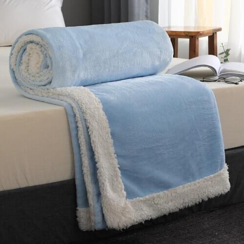 Coral blanket cushion flannelette bed sheet towel quilt air conditioning thin thick warm winter bedding