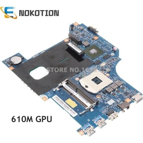 NOKOTION For Lenovo IdeaPad G580 laptop motherboard 610M GPU HM76 DDR3 11S90000311 LG4858 MB 11252-1 48.4SG01.011