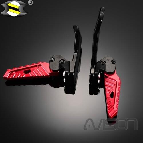 Fit for All New Nmax 155 2020 - 2021 CNC Foldable Motorcycle Rear Foot Pegs Foot Rest Passenger Footrests Set