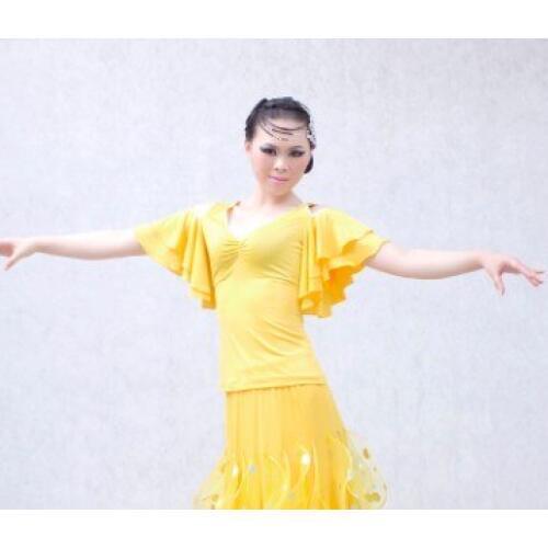 Special offer Dance Costume Latin Dance Costume ladies dress coat square dance modern dance shirt blouse
