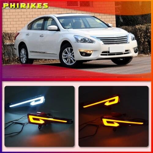 LED DRL Daytime Running Light Fog Lamp 12V Car Running Lights for Nissan Teana Altima 2013-2016