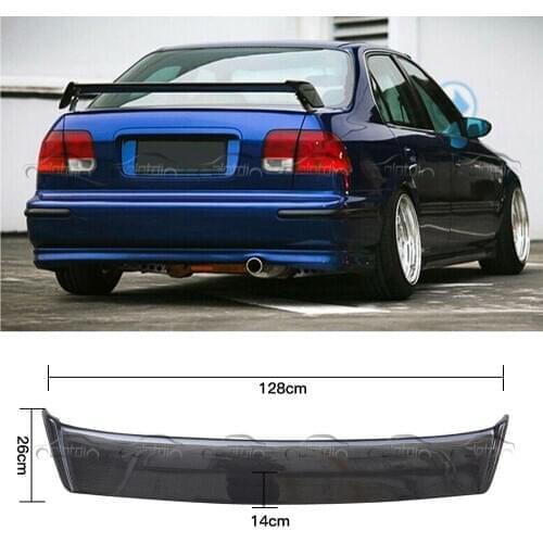 Carbon Fiber Rear Trunk GT Wing Spoiler Boot For HONDA CIVIC 1996-2000 K8 2/4 Door Car Styling