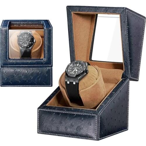 Top Quality Watch Box Men Collection Automatic Watch Winder Single Mechanical Motor Shaker Luxury Display Organizer Brand Watch