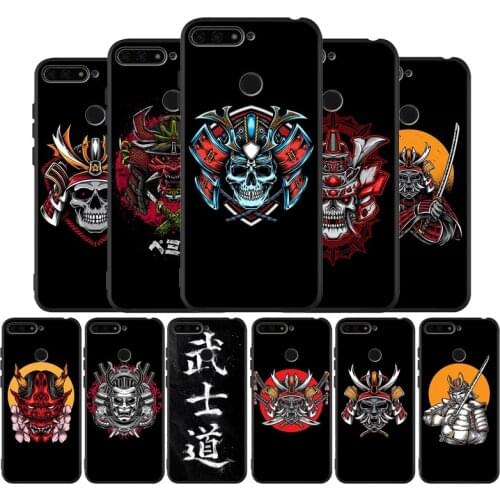 Japan The Samurai Ninja Black TPU Silicone Soft Phone Case For Honor 8X 9 8 10 20 30 Lite Pro MATE 9 10 20 30 Pro Lite