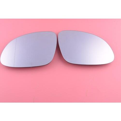 1 Pair Left Right Side Exterior Wing Door Mirror Glass Plate Heated 5N0857521 5N0857522 Fit For Volkswagen Tiguan 2007 2008-2016