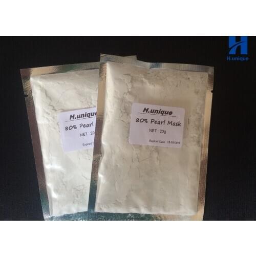 20g X 2packs 80% Pearl Soft Powder Fical Care Moisturizing Firming Lifting Anti Aging Beauty Salon SPA Products
