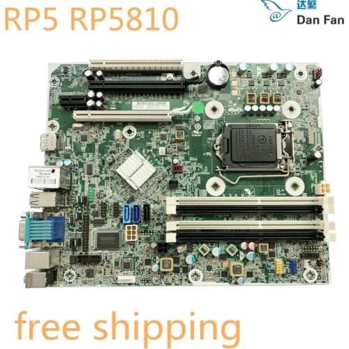 Desktop Motherboard For HP RP5810 POS 748612-001 748493-001 system Motherboard LGA1155 Mainboard 100%tested fully work