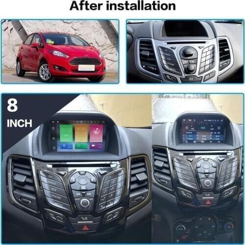For Ford Fiesta 2013-2016 2din android car radio Car DVD Player GPS Navigation Auto Stereo Radio Multimedia CARPLAY