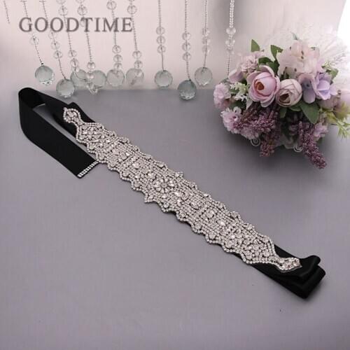Noble Rhinestone Women Belt For Bride Wedding Party Luxury Crystal Beaded Banquet Clothing Belt Gift For Girl Party Dress Up