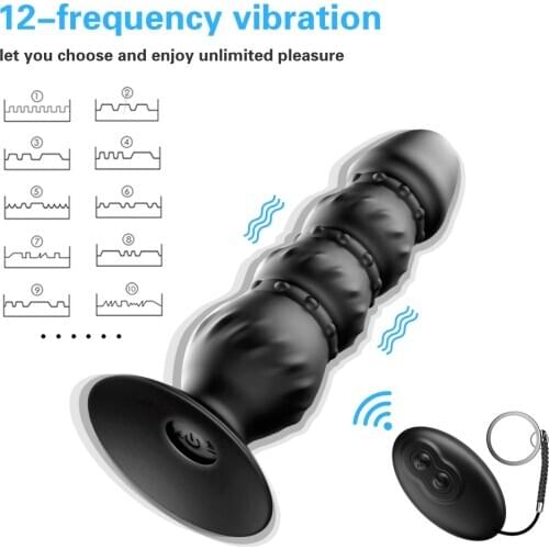 Big Anal beads Vibrator Sex Toys for Men Dildo G-spot Stimulator Anal Plug Male Masturbator Prostate Massager Butt Plug Sucker