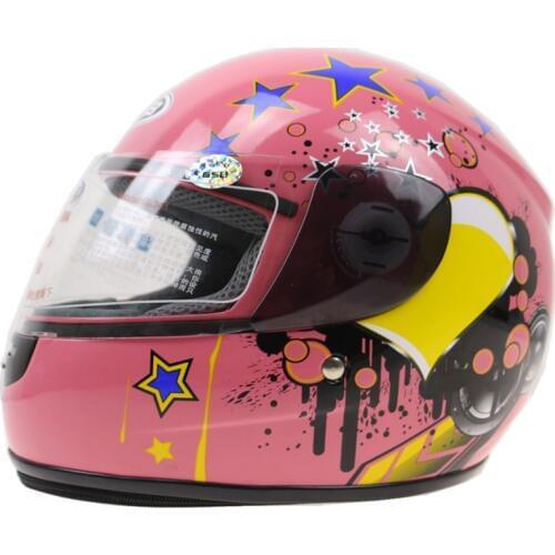 Children Motorcycle Helmet Safety Kids Full face motorbike helmet E-bike helmet with Neck cover Winter helmet For boy and girls