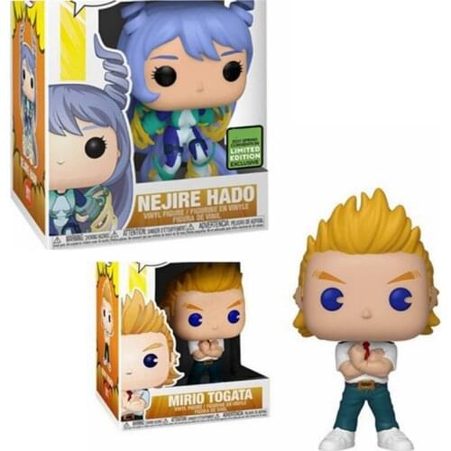 NEW Arrival My Hero Academy Series Mirio Togata #611 Nejire Hado #911 Limited Vinyl Dolls Action Figure Model Toys for Kids Gift
