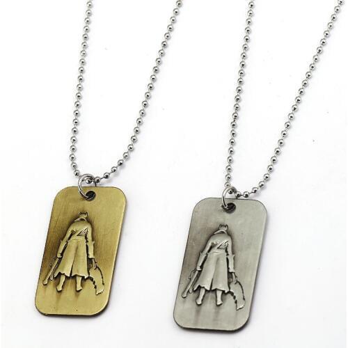 HSIC BLOODBORNE PS4 Pendant Necklace Limited Edition Beands Chain Chocker Necklace Dog Tag Pendant Accessories Men HC12294